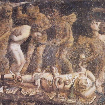 Fig. 2: Particolare dell’uomo con la borsa al collo